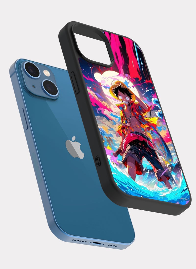 بكسلات كفر ايفون 13 ون بيس لوفي متعدد الالوان - Image 2