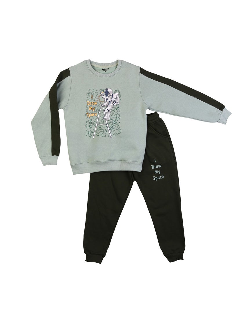 زيركون بيجامة شتوي اولادي - 3107 - Image 1