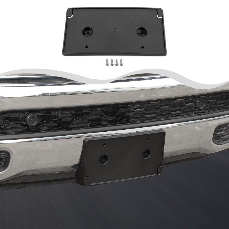 HTHE License Plate Frames for Dodge Ram Front License Plate Bracket Compatible with Dodge Ram 20182023 Exterior Accessories ABS