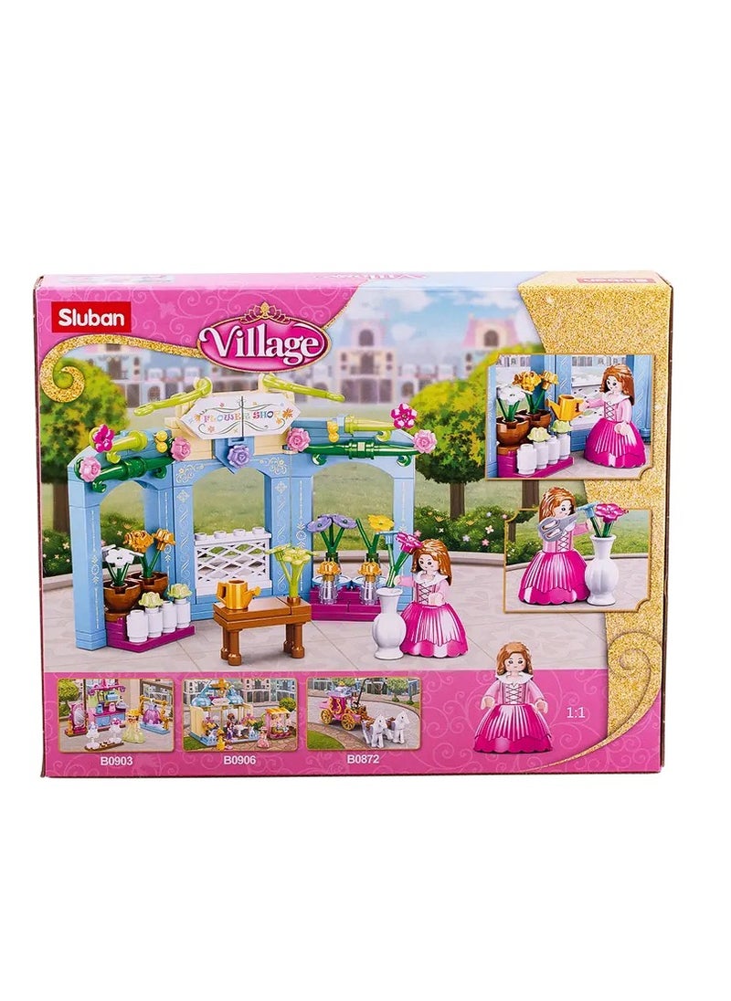 Flower Seller Shop Building Set 
