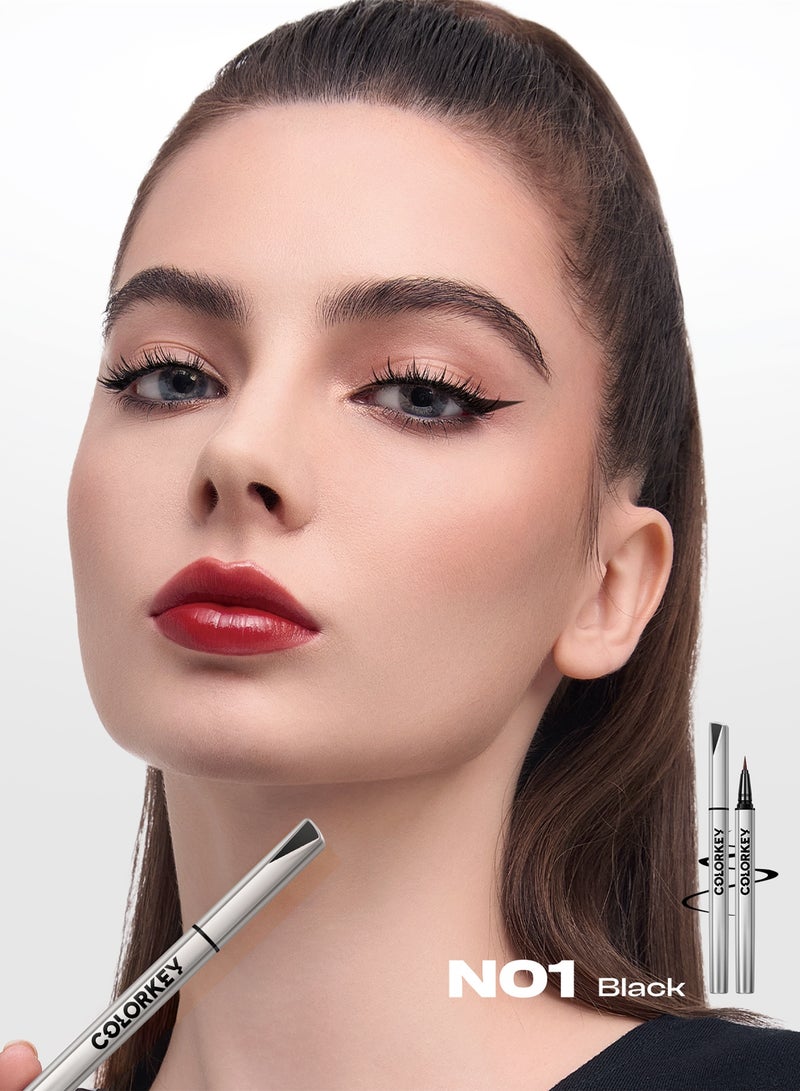 كولوركي محدد عيون سائل رفيع يدوم طويلاً، ذو تصبغ عالي، سهل الرسم بسلاسة دون تلعثم رقم 1 - Image 2