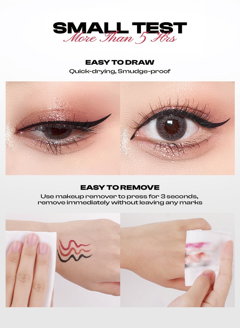 كولوركي محدد عيون سائل رفيع يدوم طويلاً، ذو تصبغ عالي، سهل الرسم بسلاسة دون تلعثم رقم 1 - Image 4