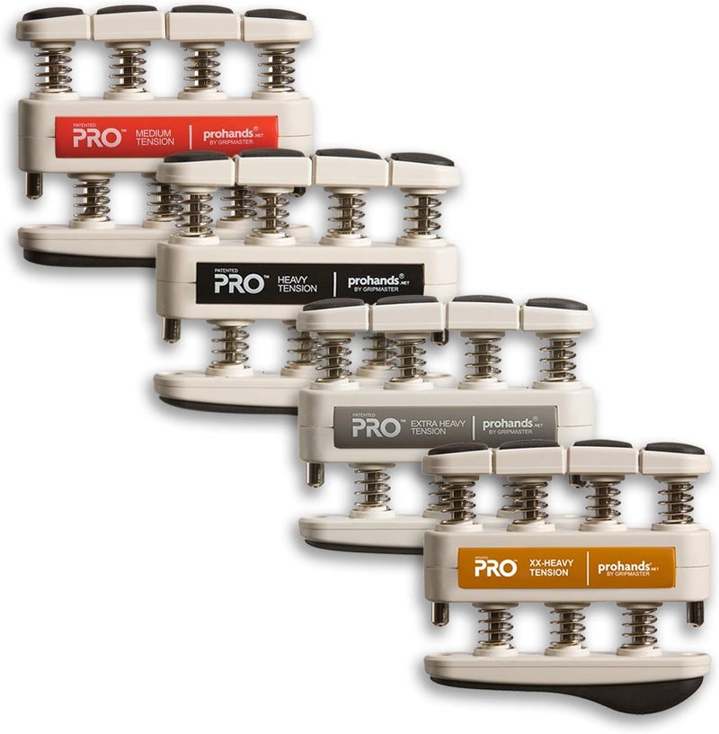 Prohands PRO Hand Exerciser, Finger Exerciser (Hand Grip Strengthener), Spring-Loaded, Finger-Piston System, Isolate and Exercise Each Finger - Image 1