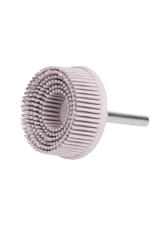Thoraya 2in Electric Drill Disc Brush Emery Rubber Abrasive Brush Deburring and Polishing with Connecting Rod for Window and Car Shell Polishing  - Image 3