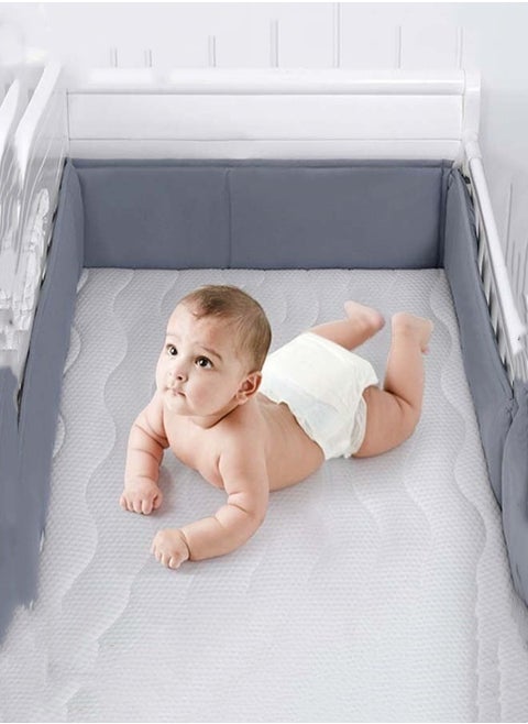 Set of High-quality Cotton Baby Crib Cot Bumper Cushion With 100% Polyester Filling