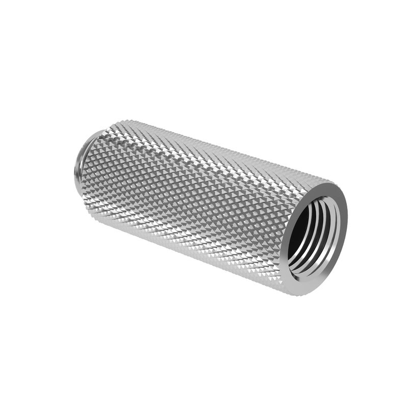 Barrow G14 Male to Female Extender Fitting 40mm Silver Shiny - Image 2
