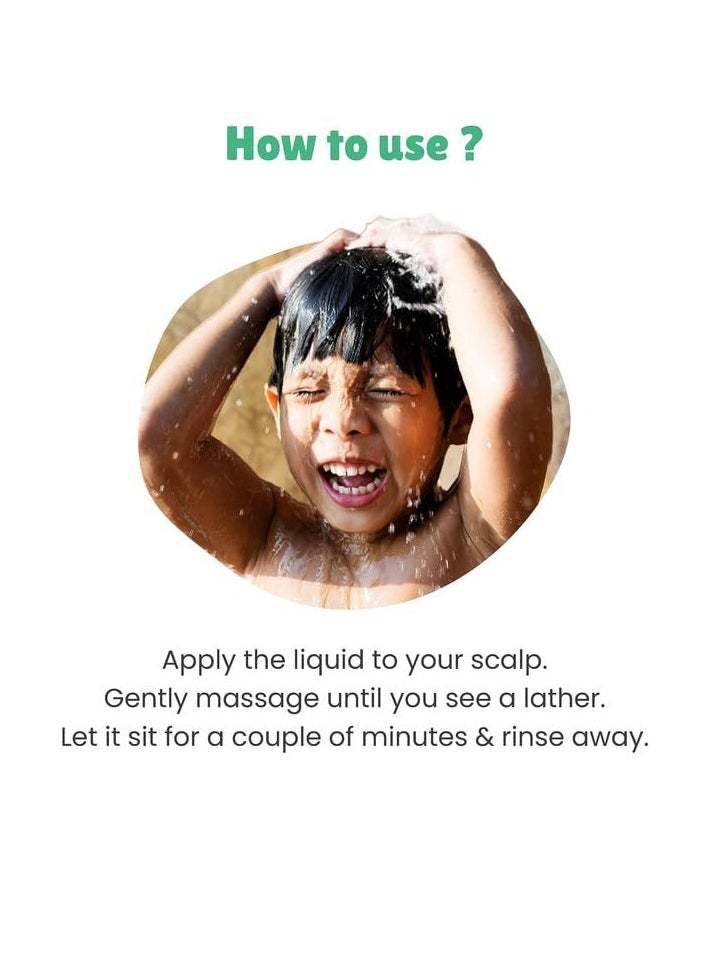 Little Joys Amla Shampoo for Kids (2+Yrs) With Amla Shikakai Brahmi and Neem Deep Cleanses and Nourishes Scalp and Hair Protects from Dandruff and Lice  250ml