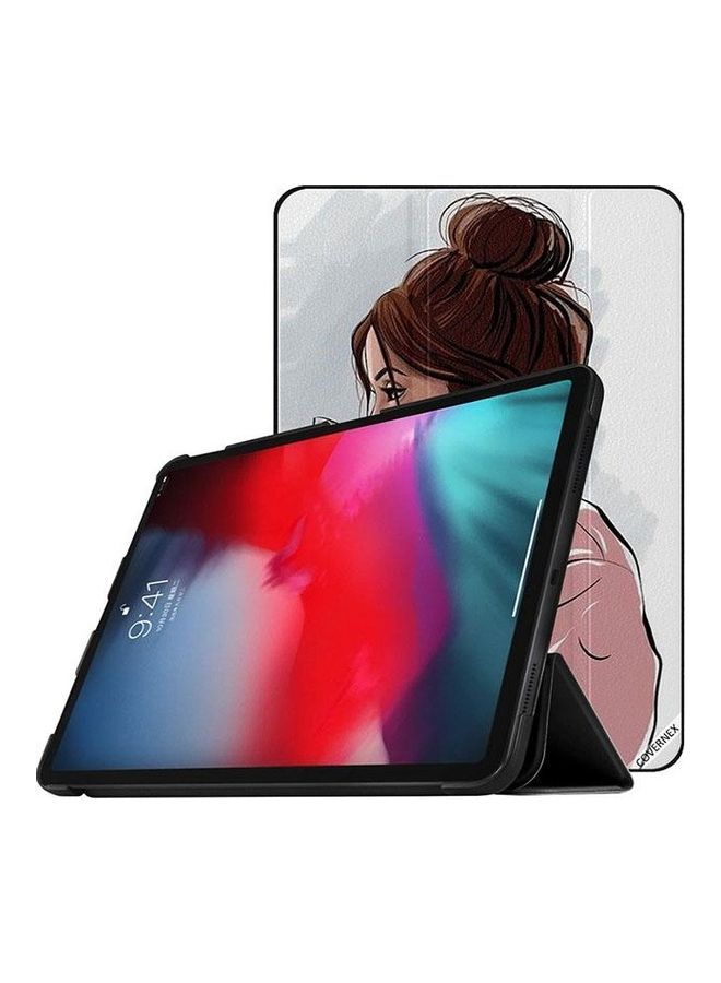 NIBEMINENT Drinking Cofee Art Protective Case Cover For Apple iPad Pro 2nd Gen Multicolour - Image 3