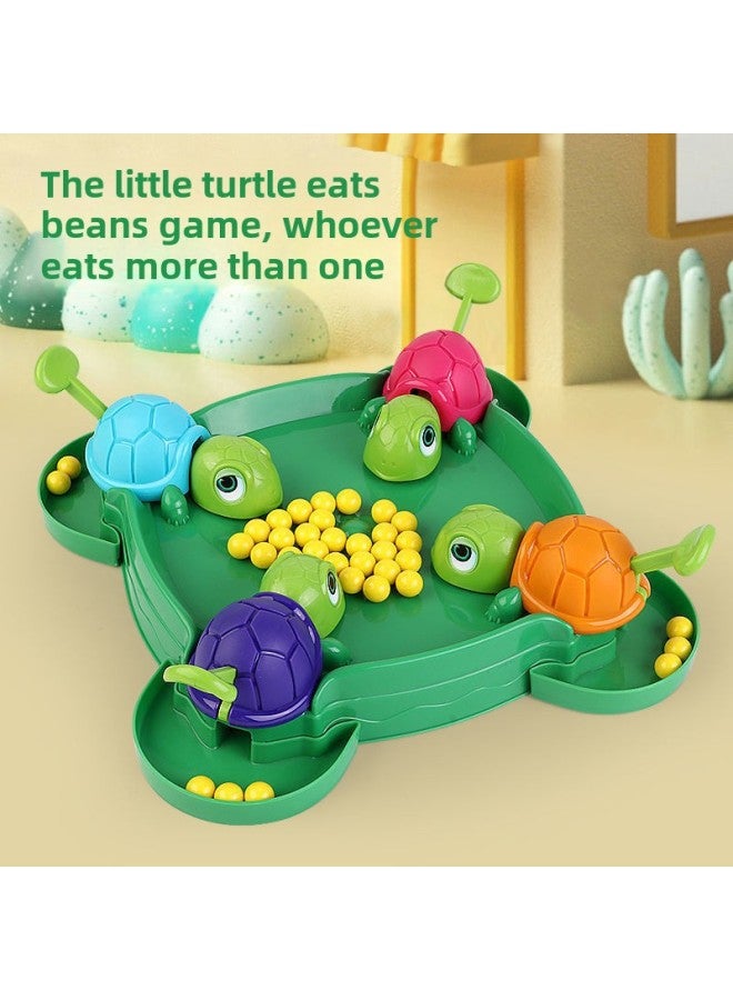 Toy/card Table Games - Chess Checkers More - Traditional Board Games For Family Fun-Color:Turtle Eats Beans -36 Beans  - Image 1