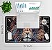 JVGFYNKL for TCG Playmat Playmat with Zones 24x14 in NonSlip Rubber for MTG Playmat with Drawstring Travel Pouch and 6 Dice Splash Paint Lion for MTG Mat Card Game Playmats - Image 4