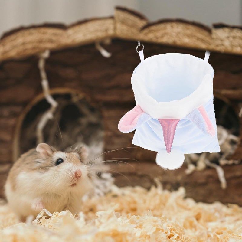 Large Blue Pet Hamster Bed Warm Winter Nest Cotton Filled for Sugar Gliders Hamsters Squirrels Small Animals - Image 5
