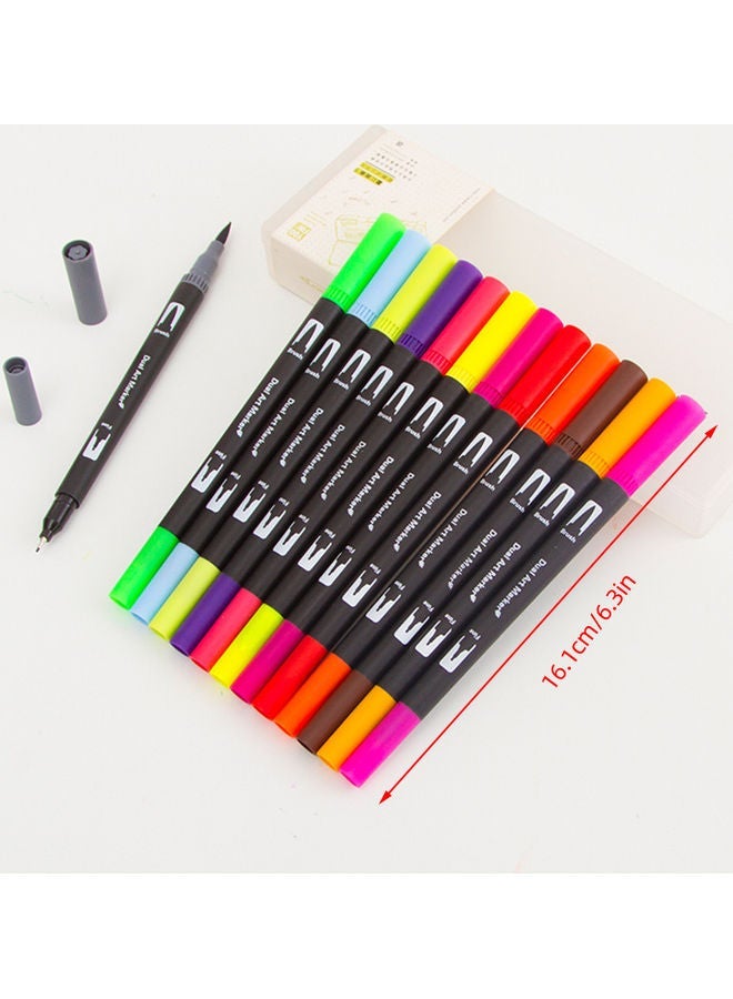 NIBEMINENT 120-Colour Double Tip Brush Set Multicolour - Image 5