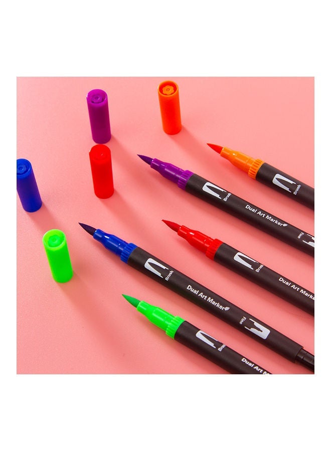 NIBEMINENT 120-Colour Double Tip Brush Set Multicolour - Image 3