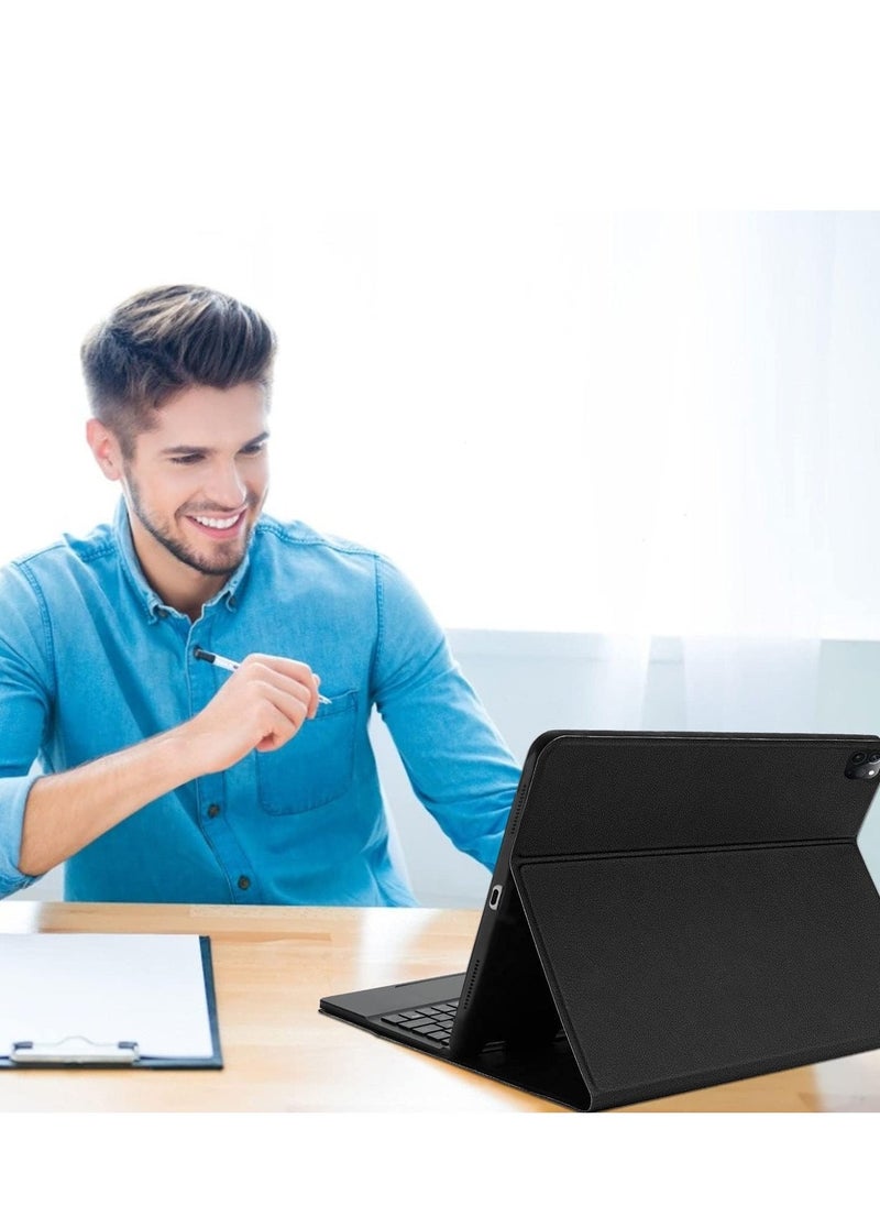 JAJEEK "Perfect Fit Keyboard Case for iPad Air 4th Generation – Durable Folio Case with Detachable Bluetooth Keyboard, Precise Cutouts, Full Protection, Lightweight & Portable Design" - Image 3