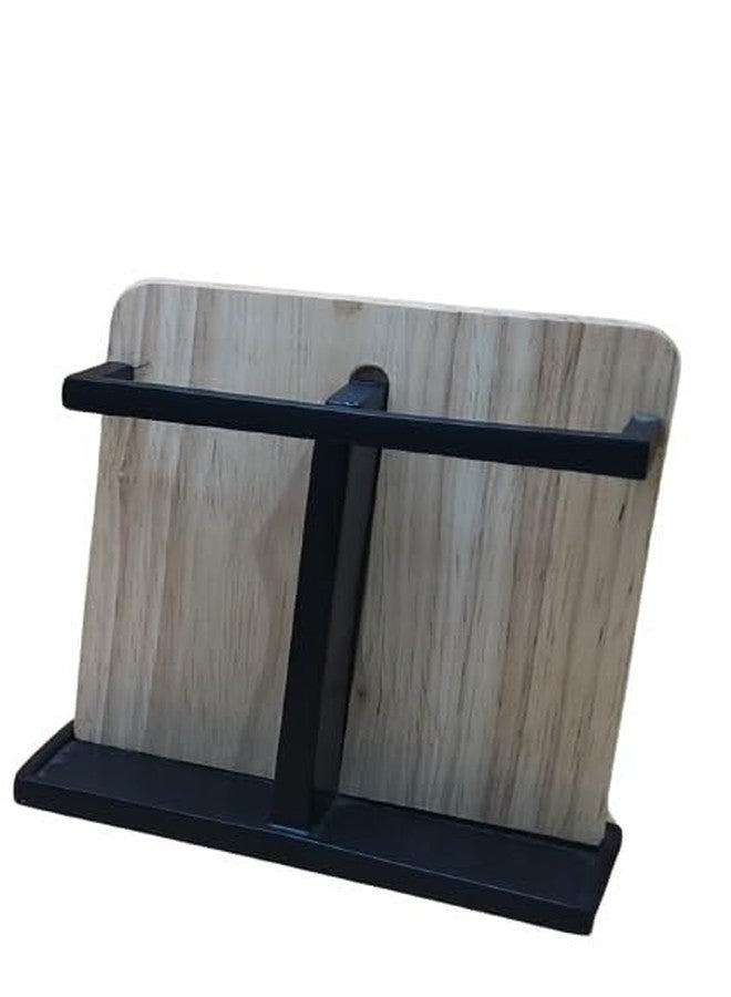 JELLEX Wood 4 Pcs Bathroom Accessories Set | Bathroom Set | Rust Proof | Soap Dispenser | Brush Holder | Tumbler | Soap Dish Holder | Pack of 4 Bathroom Accessories Set (Wood Bathroom Set- Black) - Image 4