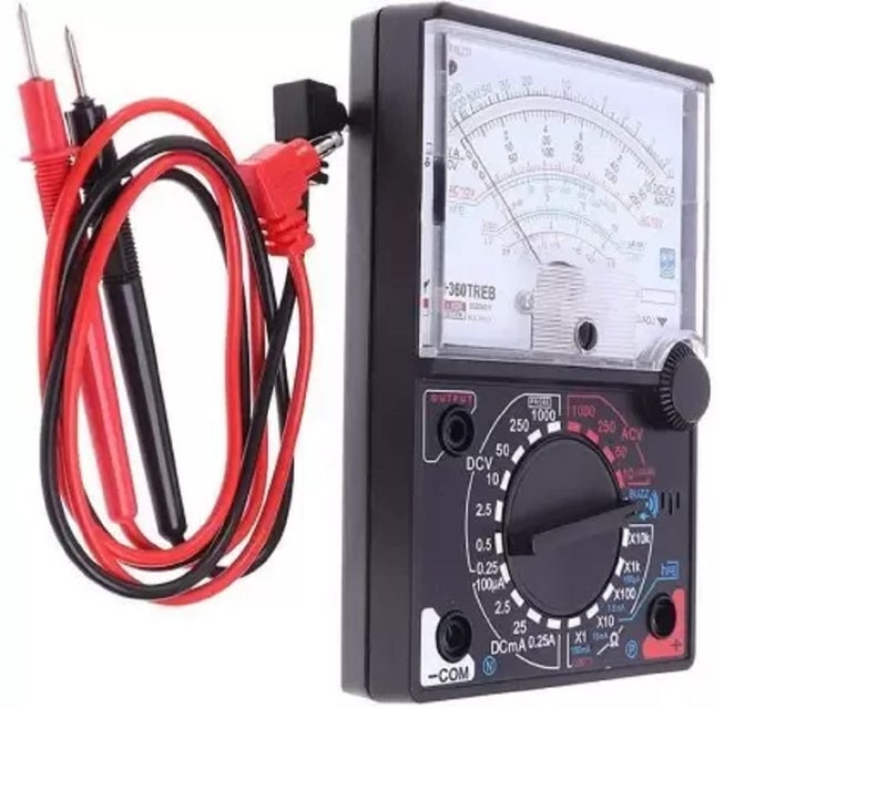 Ekavir Ekavir Analog Multimeter Electronic Level Mini Multimeter ACDC Voltage Current Resistance Decibel Fuse Diode Protection 2000 Counts - Image 1