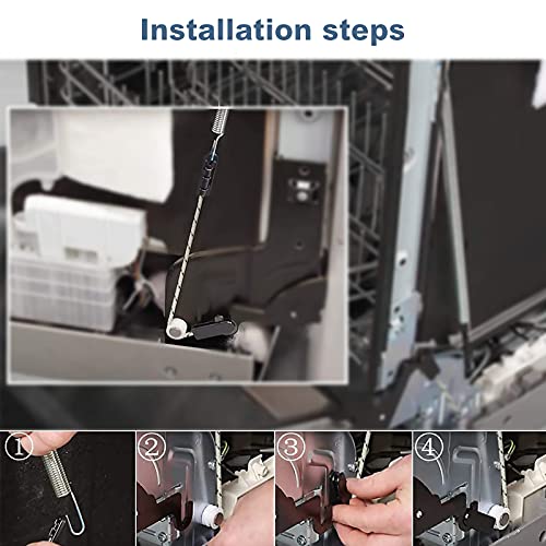RO6G 4933DD3001B Dishwasher Door Hinge Cable Compatible with LG Dishwashers 6026050 AP4511304 4933DD3001A PS3524406 LDF6920ST LDF7774ST LDF7551ST - 2 Pack - Image 5