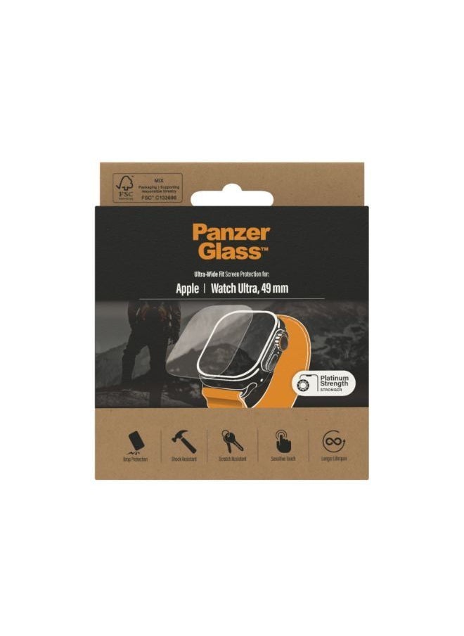 PanzerGlass - Apple Watch Ultra 49mm Ultra Screen Protector - Clear - Image 1