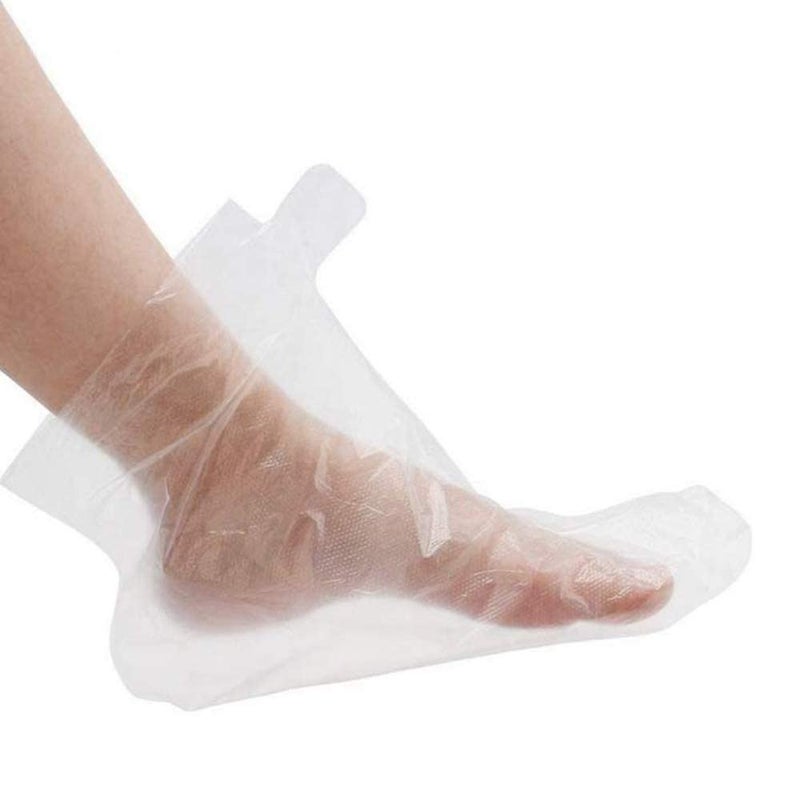 ALLmuis Paraffin Bath Liners for Foot Pedicure Hot Spa Wax Treatment, Larger Thicker Thermal Therapy Feet Covers Bags Plastic Socks Liners - Image 2