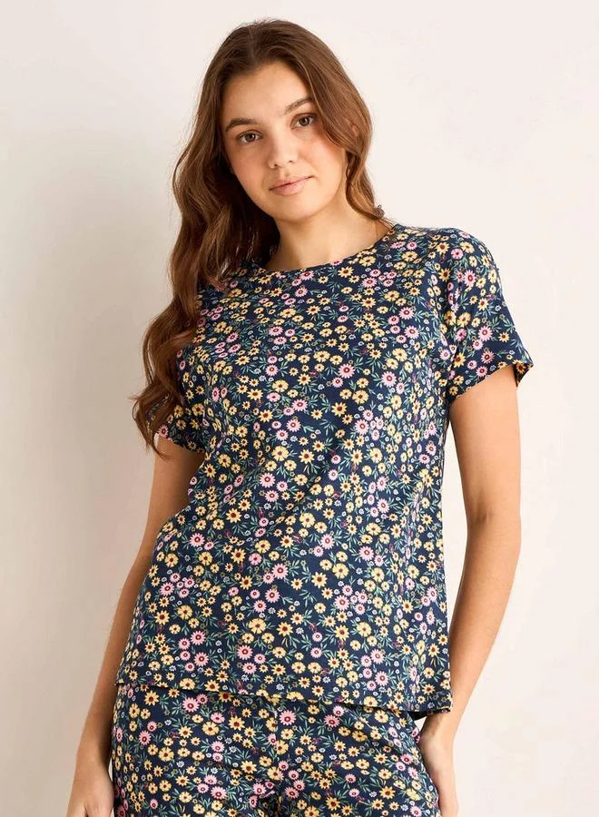 Splash FAV Pyjama Set Printed T-shirt & Pyjama