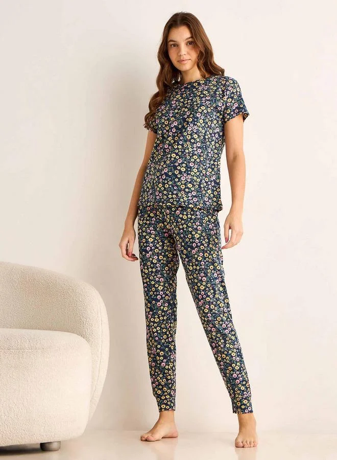 Splash FAV Pyjama Set Printed T-shirt & Pyjama
