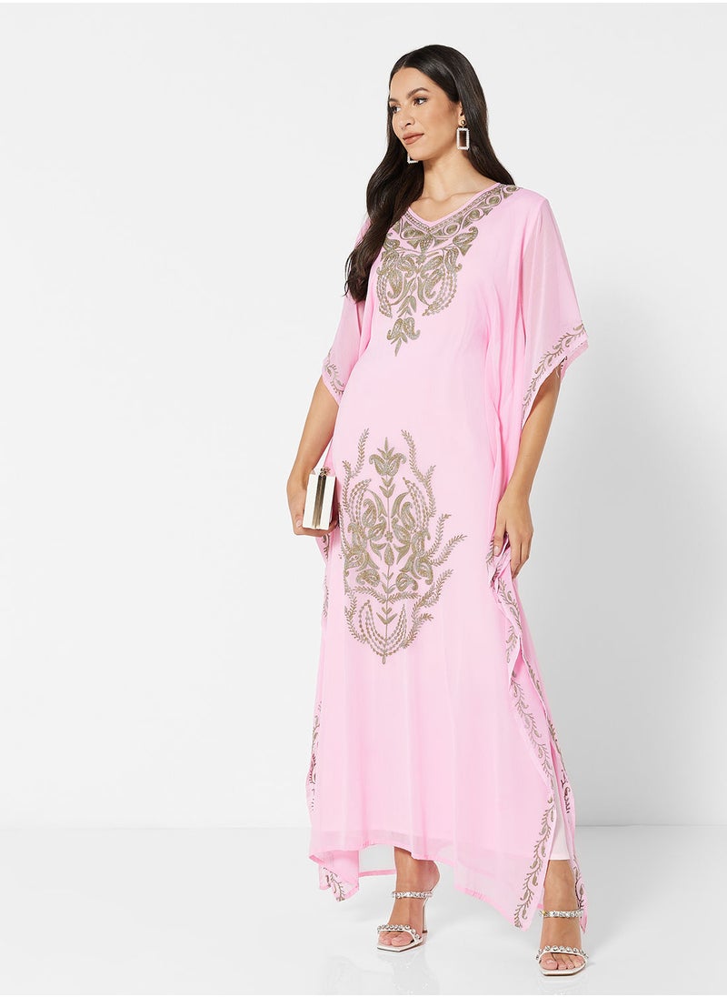 ARABIAN CLOSET EMBROIDERED KAFTAN  - Image 4