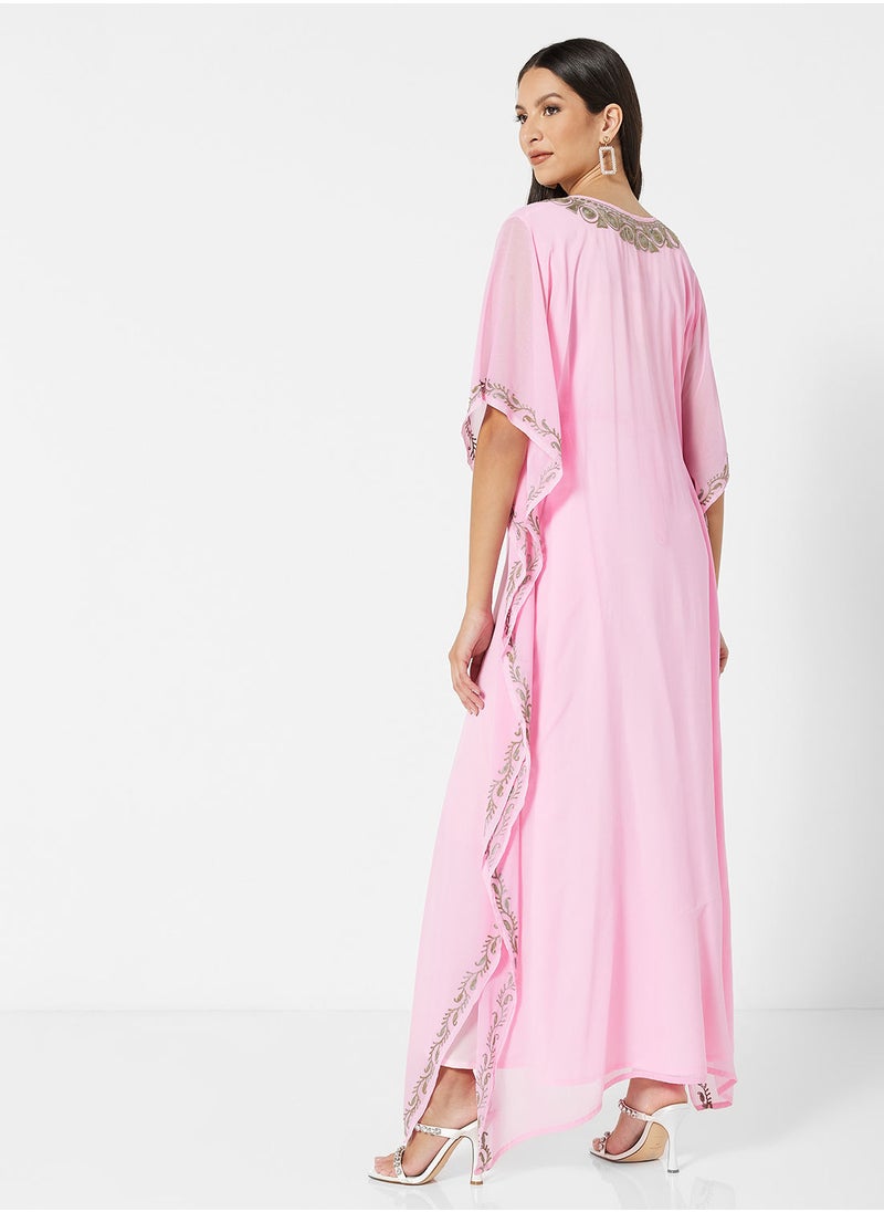 ARABIAN CLOSET EMBROIDERED KAFTAN  - Image 2