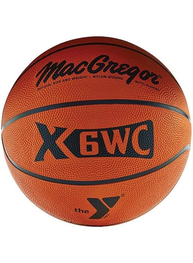MacGregor Rubber Basketball with YMCA Logo - Image 1