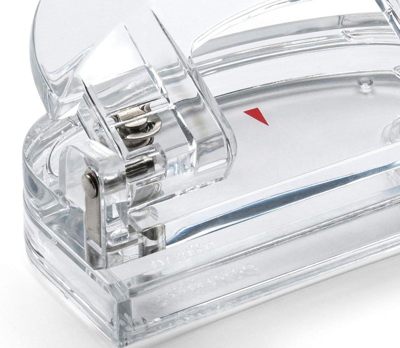 OSCO Clear Acrylic Two Hole Punch with 12 Sheet Capacity - Image 3