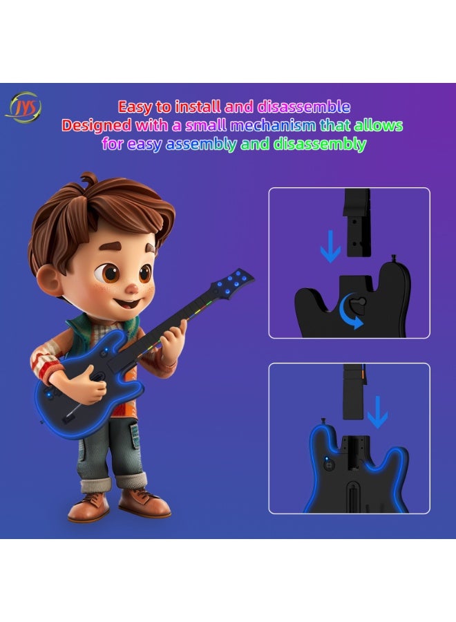 JYS Wireless multi-platform guitar controller for PS4, PS3 and PC. Compatible games: PC: Guitar Hero 3–5, Clone Heroes; PS3: Rock Band 1–3, Guitar Hero 3–5, Band Hero; PS4: Rock Band 4, Fortnite Music Festival - Image 5