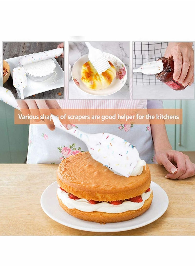 Silicone Spatula Set 6 Piece, Heat Resistant Cake Cream Butter Spatulas BPA-Free Kitchen Silicone Mixing Scraper Tool - pzsku/Z01E87BFF3B3BE675AC25Z/45/_/1663412657/879d6060-bd9f-4cd1-afcd-9bed8d726882