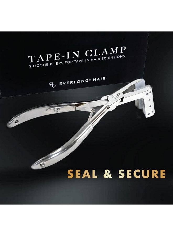 EVERLONG Tapein Pliers By Everlong Hair Stainless Steel Pressing Clamp For Longer Lasting And Secure Tapein Hair Extensions Siliconelined Pliers Tool For Salon Professional Installation - Image 3