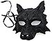 MasqStudio Black Wolf Mask Animal Masquerade Halloween Costume Cosplay Party mask BLACK - Image 2