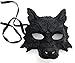 MasqStudio Black Wolf Mask Animal Masquerade Halloween Costume Cosplay Party mask BLACK - Image 4
