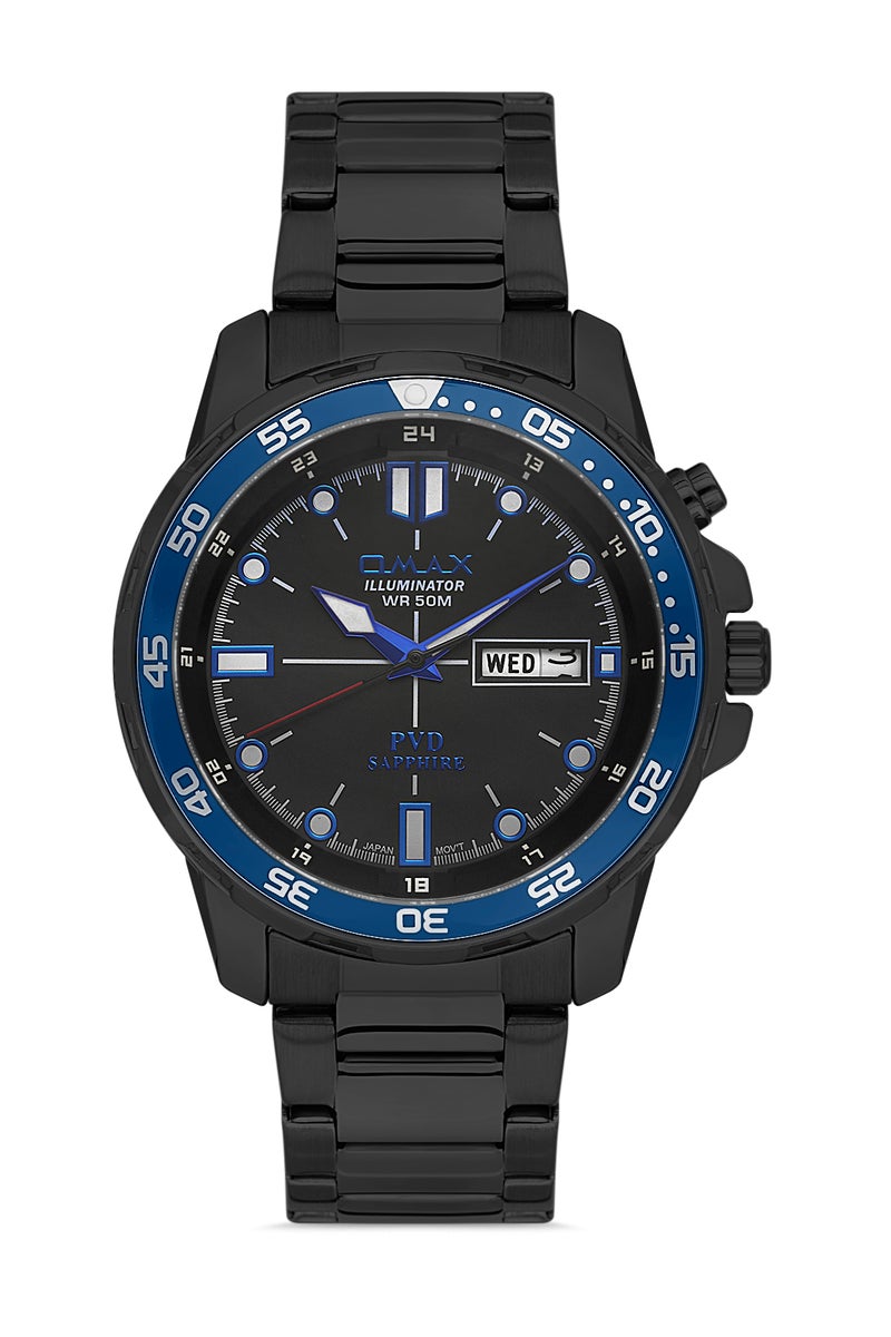 OMAX Men's Wrist-Watch | Analog | Stainless Steel Band | Elegant Design - Image 1