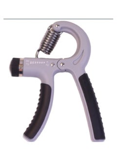 An exercise tool to enhance hand grip strength  Hand and forearm exercise tool, adjustable resistance , ideal for athletes and hand rehabilitation exercises, gray color
