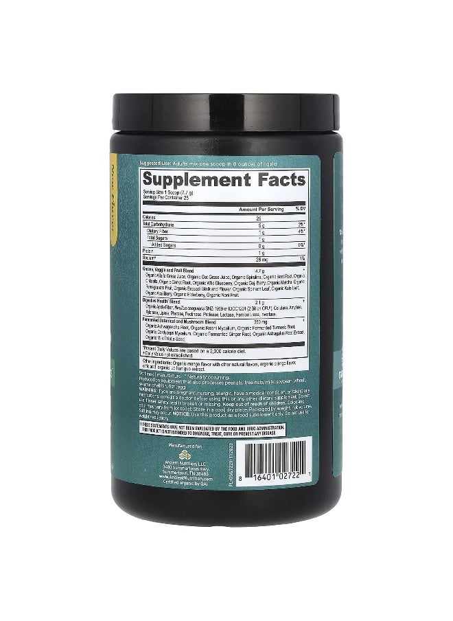Ancient Nutrition - Ancient Nutrition, Organic SuperGreens, Mango, 6.8 oz (192.8 g) - Image 1