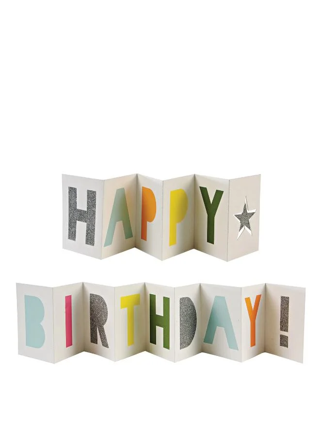 Meri Meri Birthday Banner Card