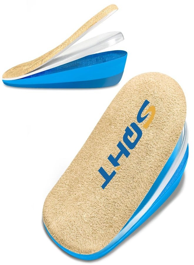 SQHTL 3layers Adjustable Heel Wedge Lift for Leg Length Discrepancies, Height Increase Insoles for Heel Pain, Achilles Tendonitis, Men&WowenGel Shoe Heel Cushions (Small-Women's 4.5-8.5|Men's 4-6.5) - Image 1