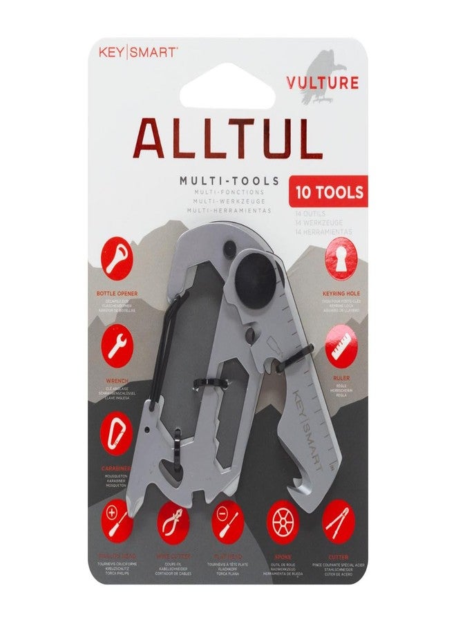 كي سمارت أداة متعددة الاستخدامات من KeySmart Alltul Vulture، مصنوعة من الفولاذ المقاوم للصدأ، KS824-SS-VLT - Image 2