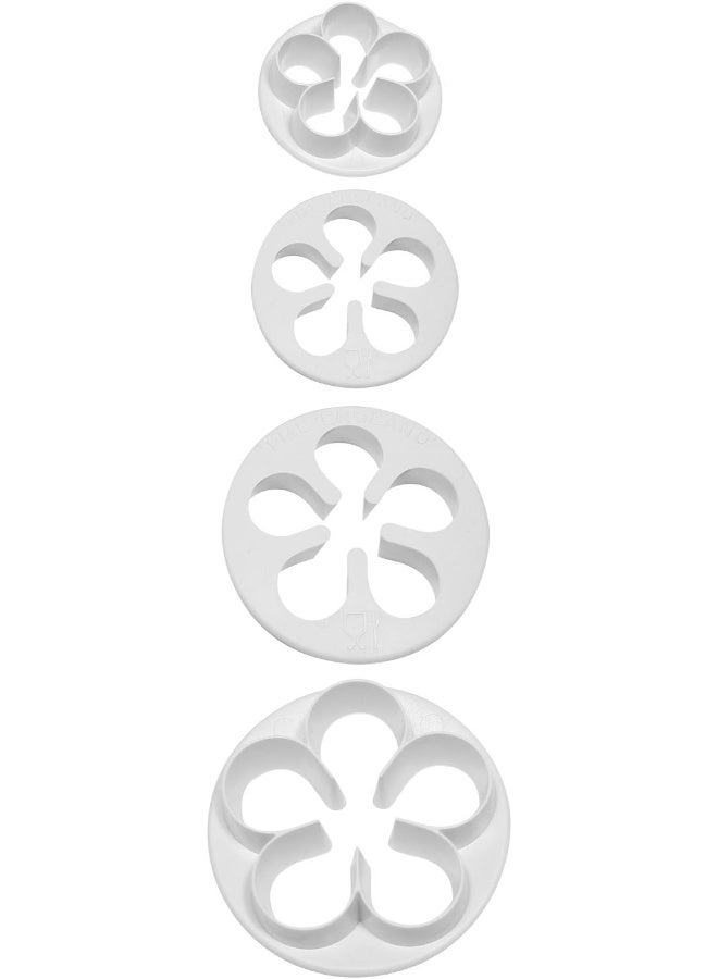 Pme 5 Petals Cutter 4-Pieces - Image 1