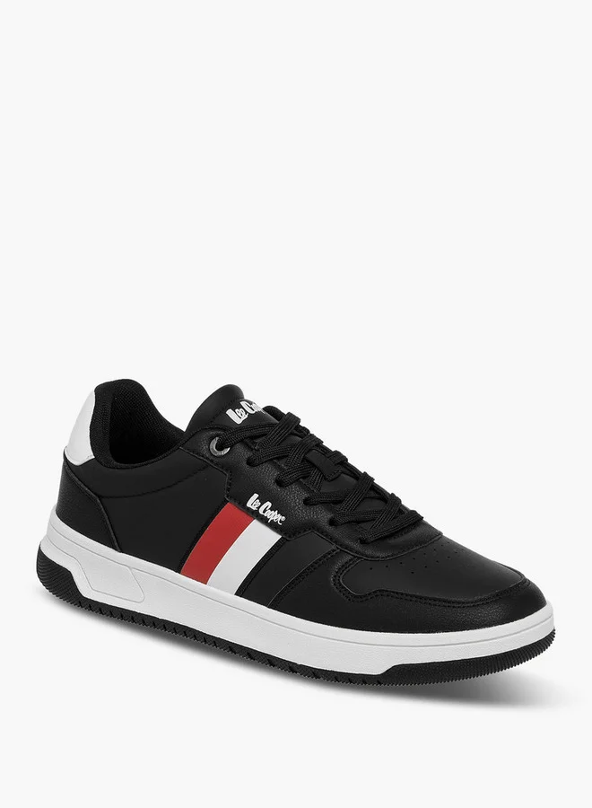 Lee Cooper Men's Logo Print Lace-Up Sneakers