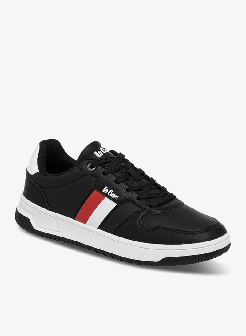 لي كوبر سنيكرز رجالي بطبعة شعار برباط - Image 2