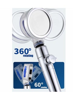 KASTWAVE High Pressure Water Saving Shower, Shower Head, 360 Degrees Rotating Shower Head Propeller Driven Handheld Shower Head High Pressure, Excellent Replacement for Bath Showerhead  - Image 4
