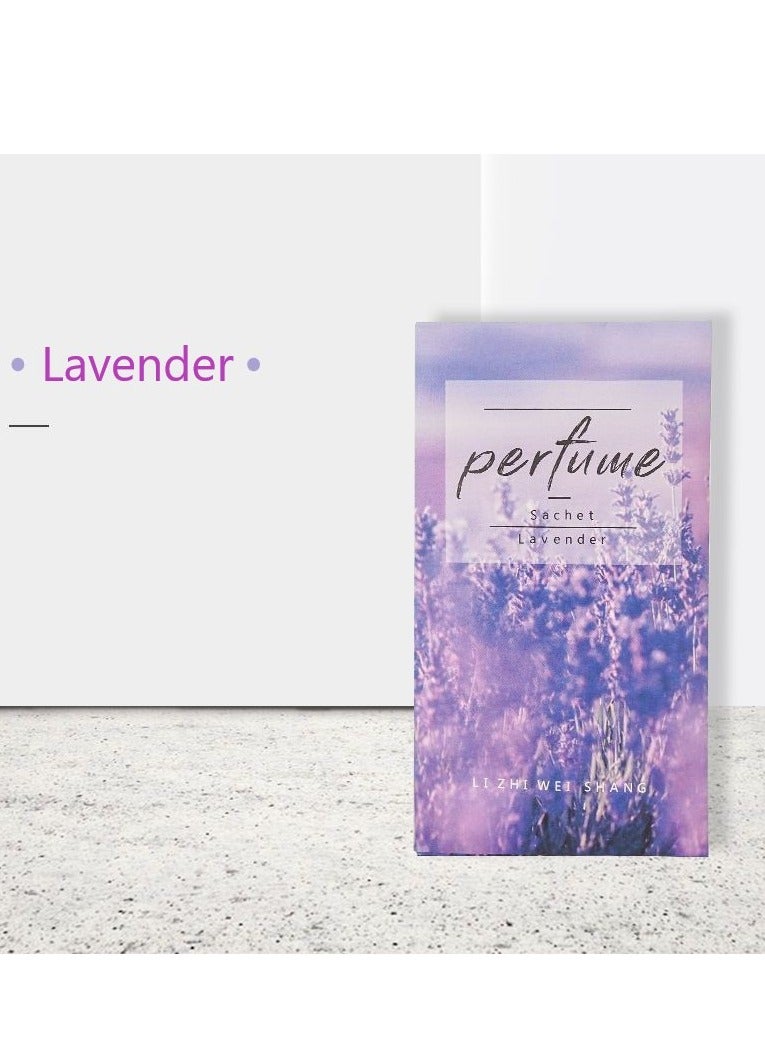 Scented Sachets with Hanging Hook Natural Scented Bags Wardrobe Fresheners for Wardrobe Closet Bathroom Car Rose Lavender Cologne White Tea Jasmine  - Image 2