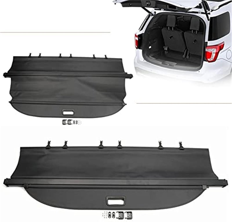 DEMULAX Rear Trunk Cargo Cover for Explorer 2011-2018 - Image 5