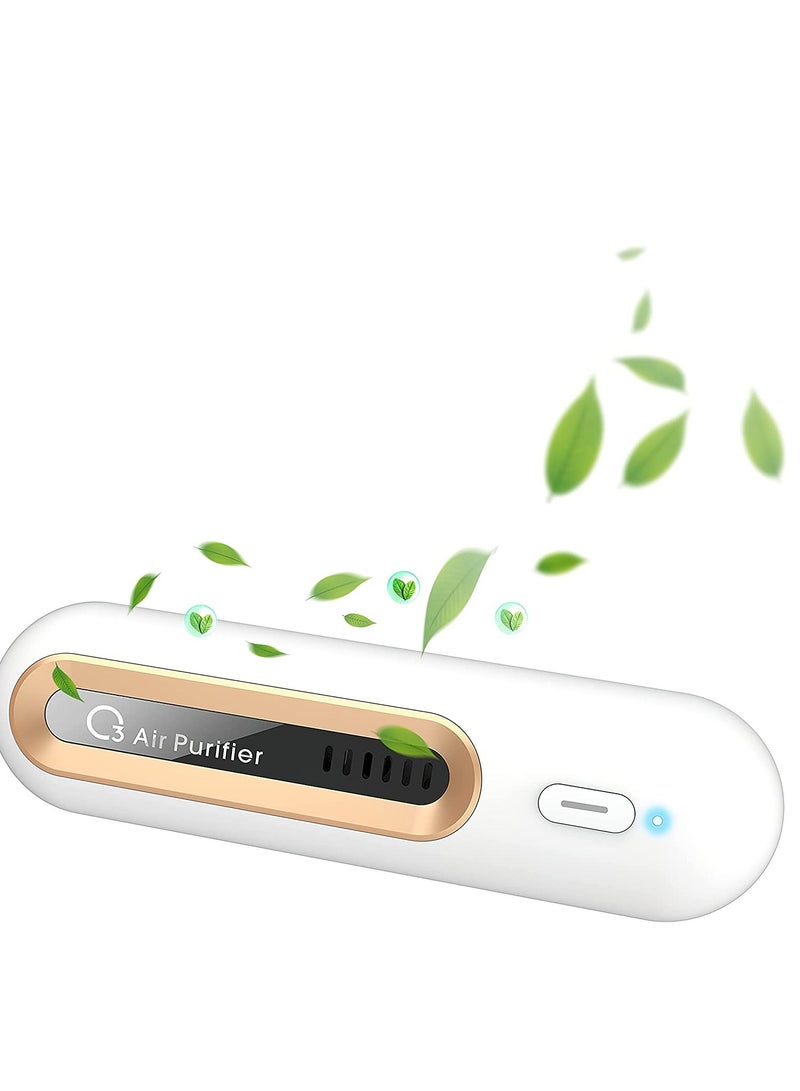 Mini USB Fridge Deodorizer, Portable Rechargeable Refrigerator Deodorizer Reusable, Small Ozone Air Purifier for Fridge, Car, Closet, Wardrobe, Shoe More Effective Than Charcoal Bags - Image 1