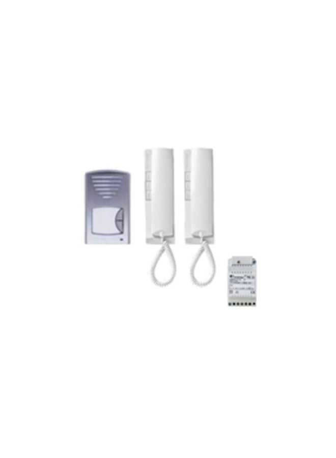 FARFISA Intercom, 2 Line, 5 Wires, Made In Italy (White)