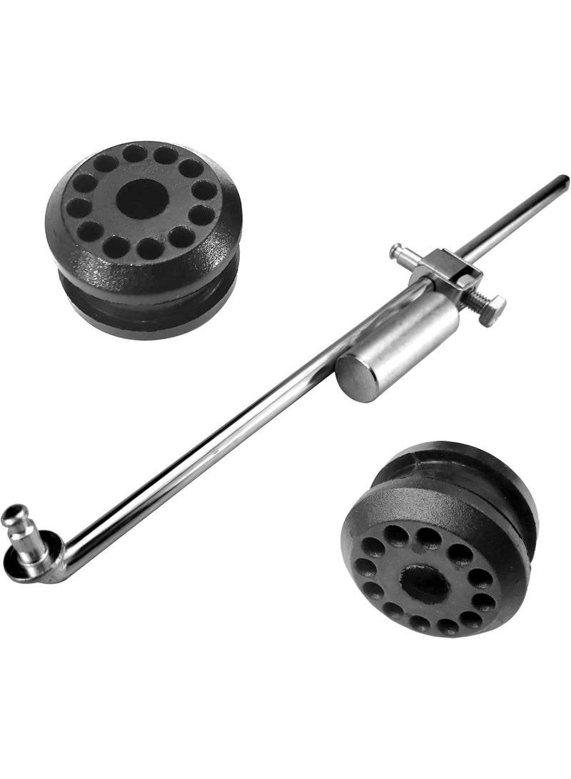 55366066AB Transfer Case Shifter Control Linkage + 68078974AA Grommet Bushing kit for 2005 2006 2007 2008 2009 2010 2011 2012 Dodge Ram 1500 2500 3500 4500 5500，4x4 - Image 1