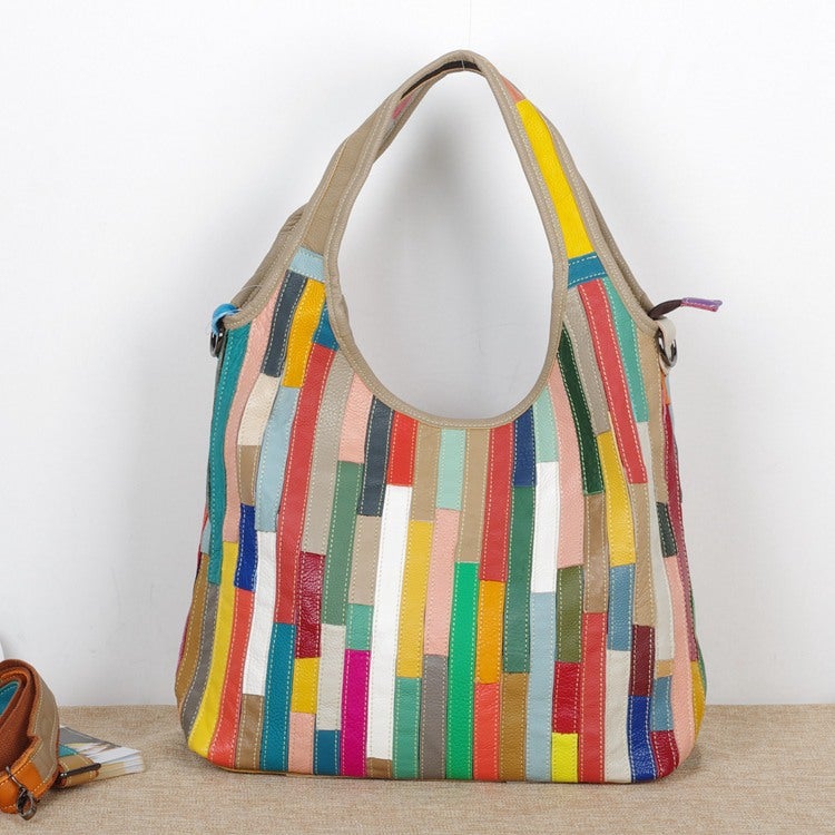 Genuine Leather Bag Women'S Handbag Snake Pattern Women'S Bag Cowhide Designer Casual Women'S Tote Bag Shoulder Crossbody Bag - Image 3